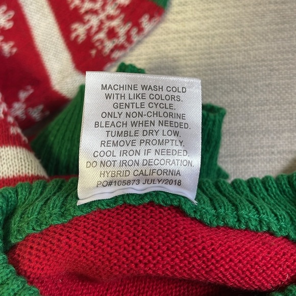 Peanuts Snoopy & Woodstock Christmas Sweater 18 Months - Picture 5 of 5